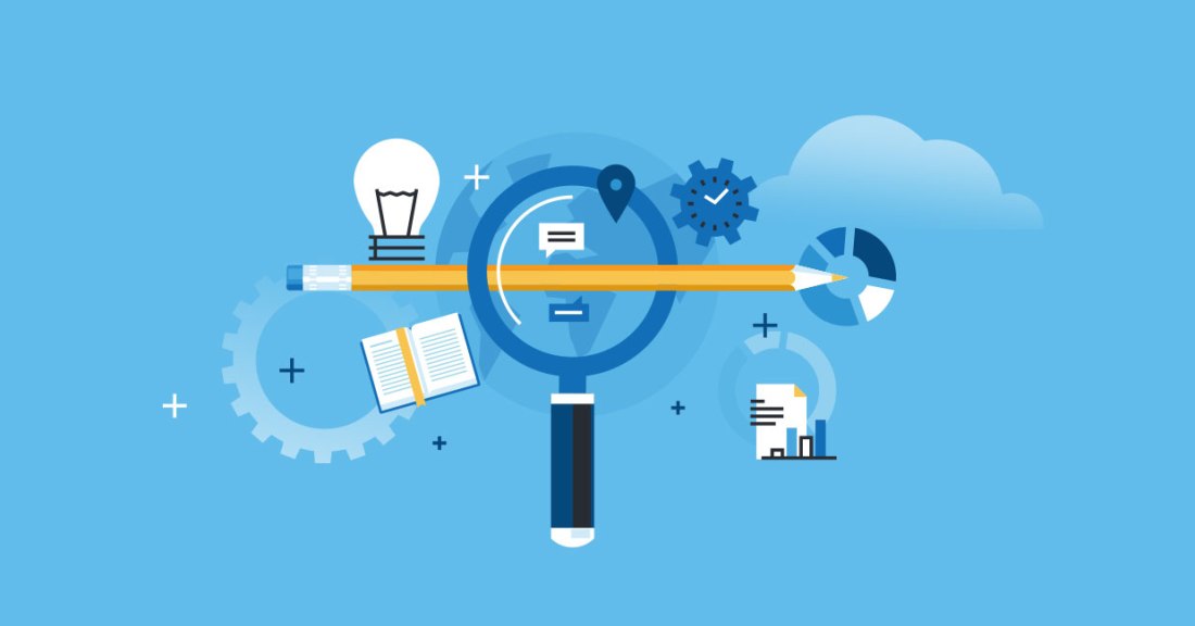 abstract poster about finding things