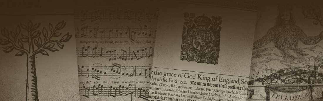 Image of early english book pages